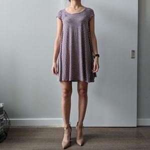 Striped tshirt dress